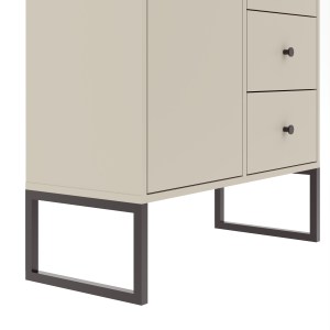 Ilustrační foto - Komoda LINEA 1D3S - detail (3/4)